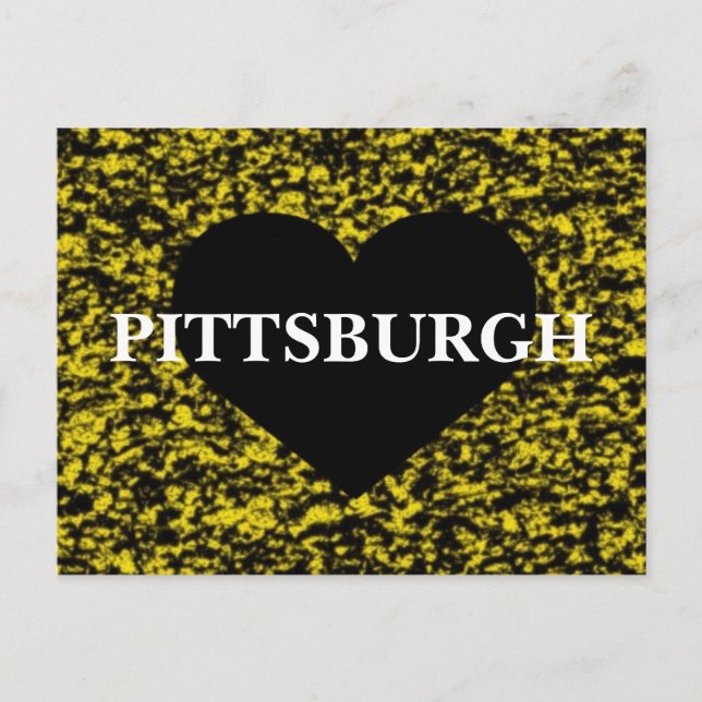 Carte Postale Pittsburgh Heart (Devant)
