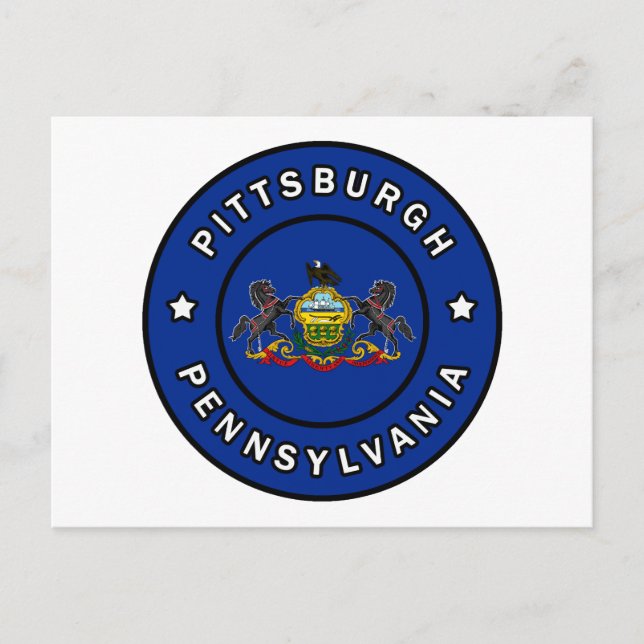 Carte Postale Pittsburgh Pennsylvanie (Devant)