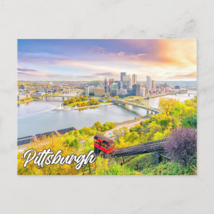 Carte Postale Pittsburgh, Pennsylvanie, États-Unis