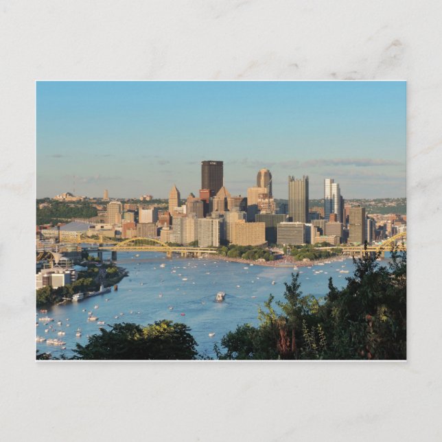 Carte Postale Pittsburgh Skyline (Devant)