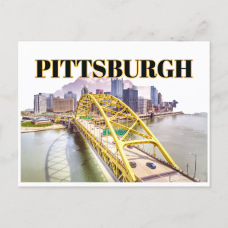 Carte Postale Pittsburgh skyline et Fort Pitt Bridge