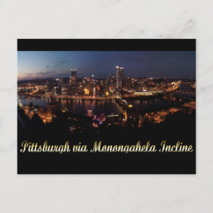 Carte Postale Pittsburgh via Monongahela Incline