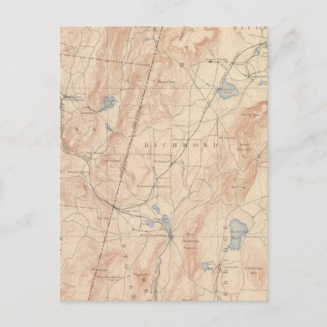 Carte Postale Pittsfield, Massachusetts (Devant)