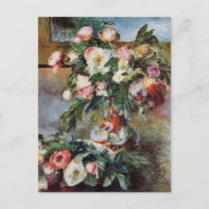 Carte Postale Pivoines de Pierre-Auguste Renoir-