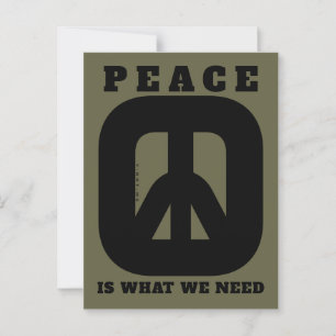 CARTE POSTALE PIWWNEED PEACE2 (IWWN)