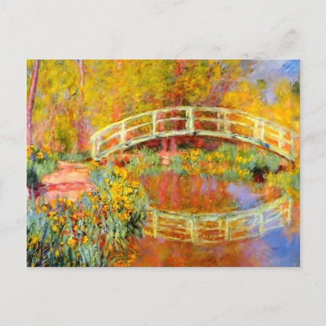 Carte Postale PixDezines Claude Monet nénuphar à giverny (Devant)