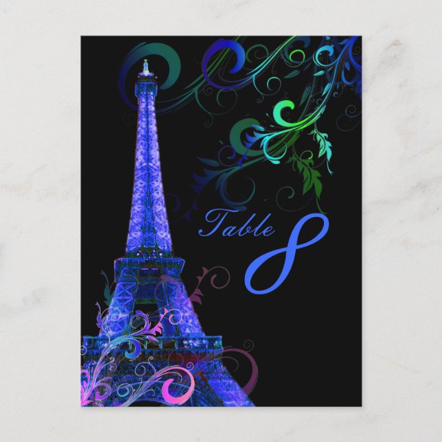 Carte Postale PixDezines la tour eiffel/paris (Devant)