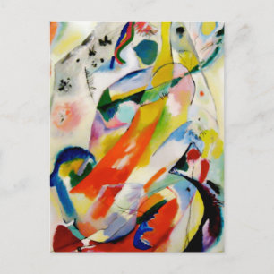 Carte Postale PixDezines panneau abstrait Kandinsky 1914