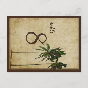 Carte Postale PixDezines vintages twin palms/do-it-yourself poli