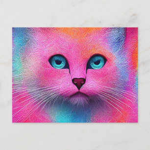 Carte Postale "Pixie" les yeux bleus