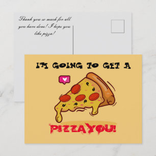 Carte postale Pizza