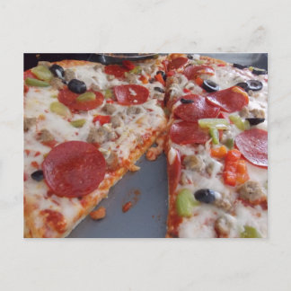 Carte postale Pizza