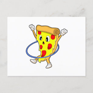 Carte Postale Pizza à Fitness avec pneus Fitness.PNG