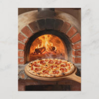 Pizza au Pepperoni Cuit au Feu de Bois Italien Rus