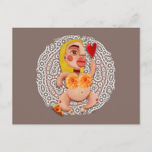 Carte postale Pizza Diva