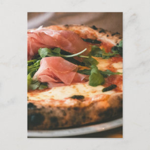 Carte Postale Pizza italienne Prosciutto