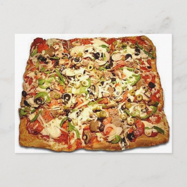 CARTE POSTALE PIZZA PIE SICILIENNE (Devant)