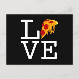Carte Postale Pizza Slice Love