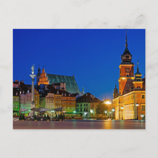 Carte Postale Plac Zamkowy Varsovie Pologne