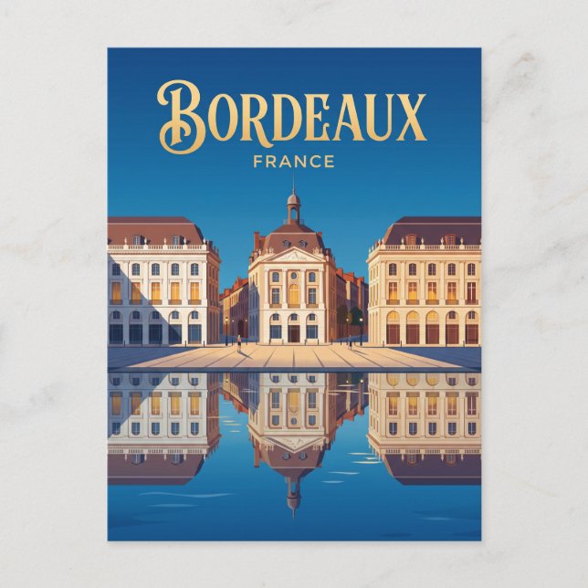 Carte Postale Place de la Bourse France (Devant)