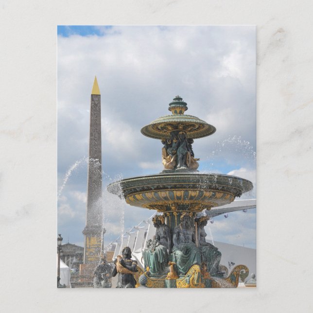 Carte Postale Place de la Concorde, Paris (Devant)
