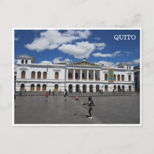 Carte Postale place de la indépendance quito