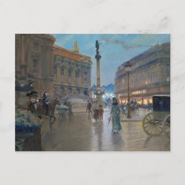 Carte Postale Place de l'Opéra, Paris (Devant)