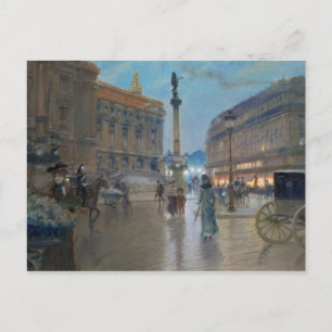 Carte Postale Place de l'Opéra, Paris