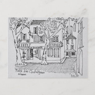 Carte Postale Place des Chataignes   Avignon, France