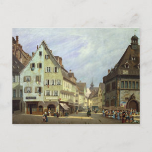 Carte Postale Place des Marches-aux-Fruits, Colmar, 1875