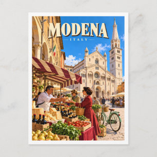 Carte Postale Place du Dôme et Cathédrale de Modène Italie Voyag
