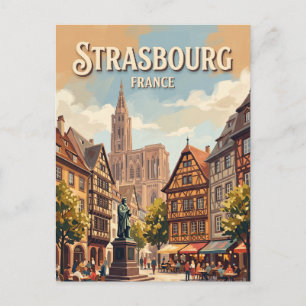 Carte Postale Place Gutenberg Strasbourg France