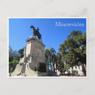 Carte Postale place liberté Montevideo
