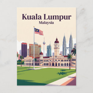 Carte Postale Place Merdeka, Kuala Lumpur, Malaisie