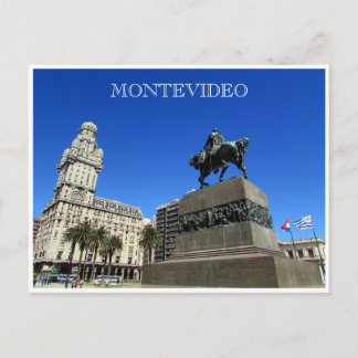 Carte Postale place montevideo indépendante