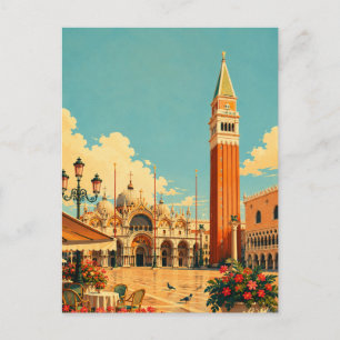 Carte Postale Place Saint-Marc Venise Italie Piazza San Marco