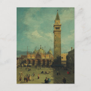 Carte Postale Place San Marco par Canaletto