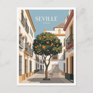 Carte Postale Place Santa Cruz Séville Espagne