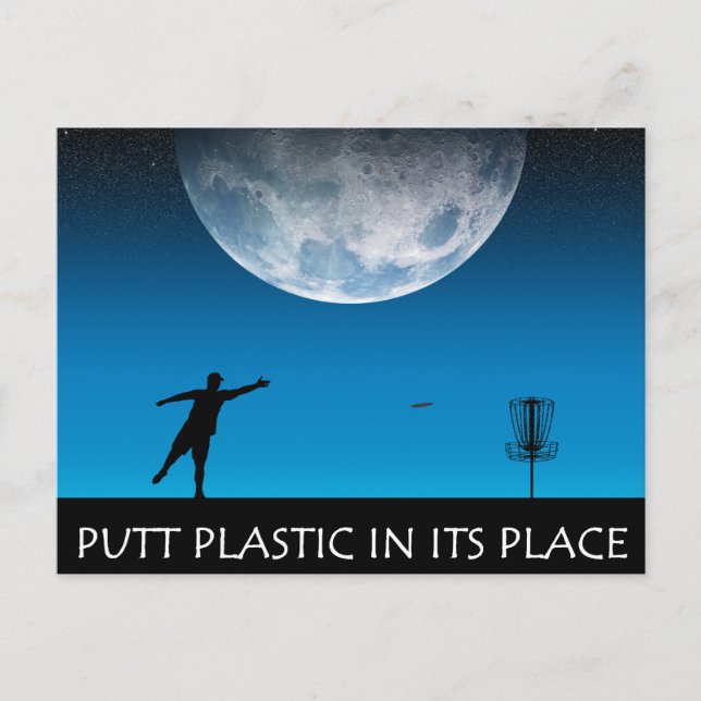 Carte Postale Placer Le Plastique À Sa Place (Devant)