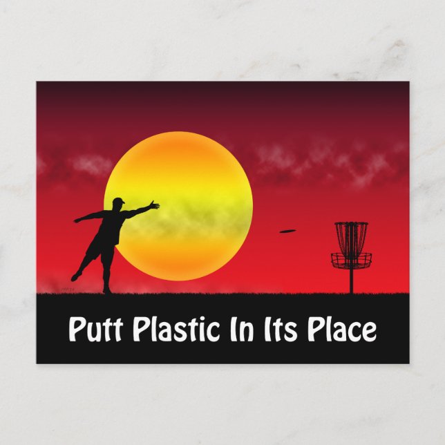 Carte Postale Placer Le Plastique À Sa Place (Devant)