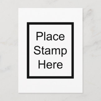 Carte Postale Placer le timbre ici
