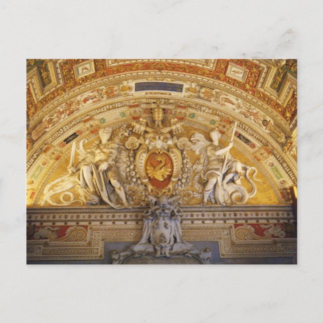 Carte Postale Plafond du Vatican I (Devant)
