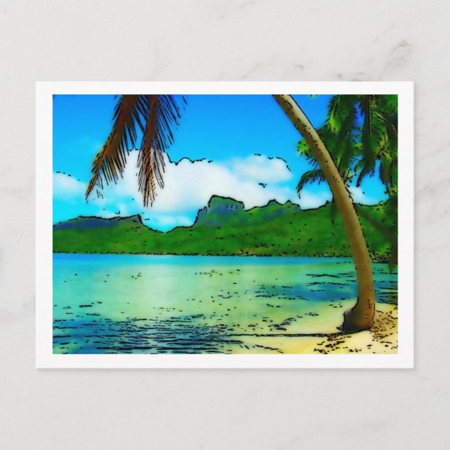 Carte Postale plage (Devant)