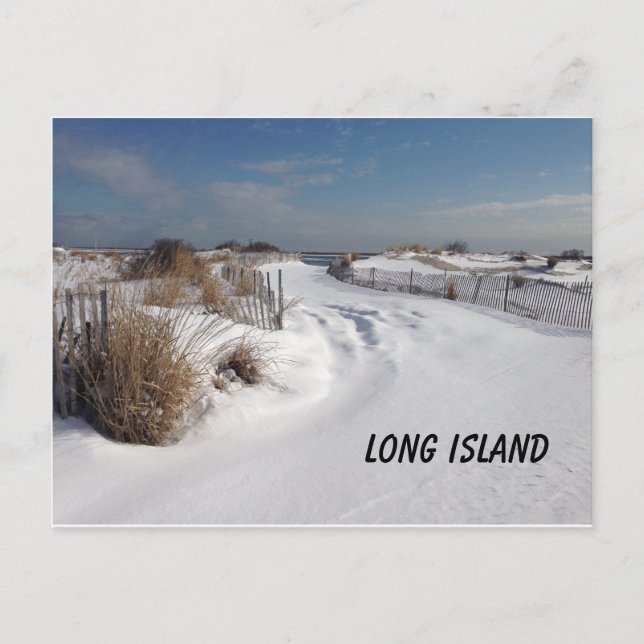 Carte Postale Plage à 2 degrés (Devant)