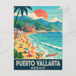 Carte Postale Plage à Puerto Vallarta Mexique Voyage