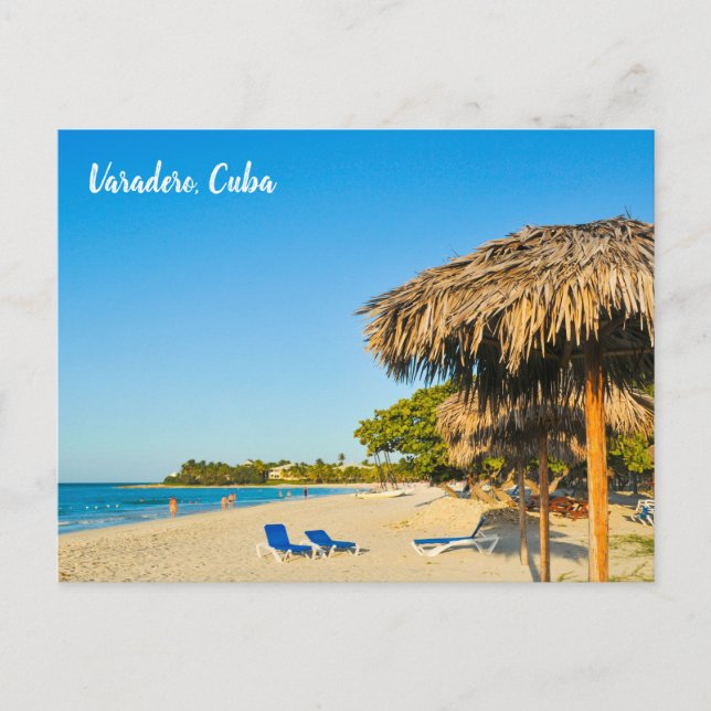 Carte Postale Plage à Vardero, Cuba (Devant)