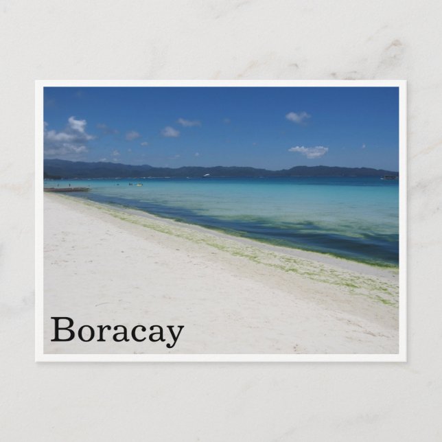 Carte Postale plage blanche boracay (Devant)