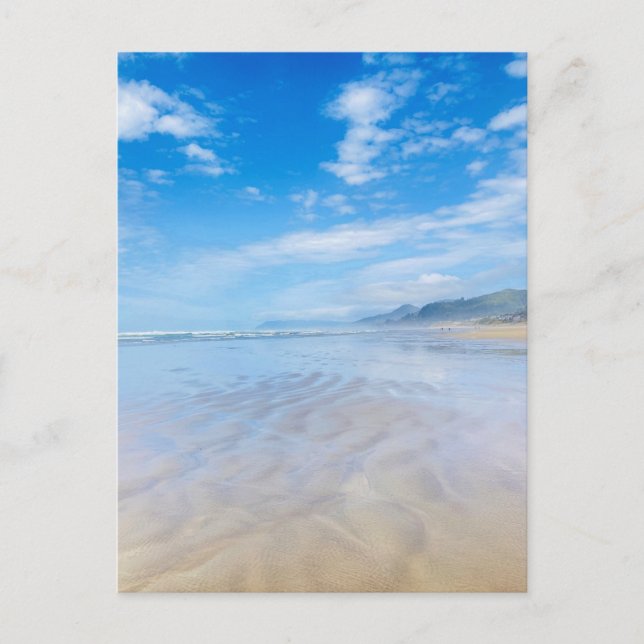 Carte Postale Plage Blue Sky Oregon (Devant)