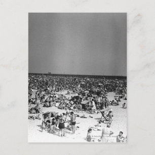 Carte Postale Plage bondée