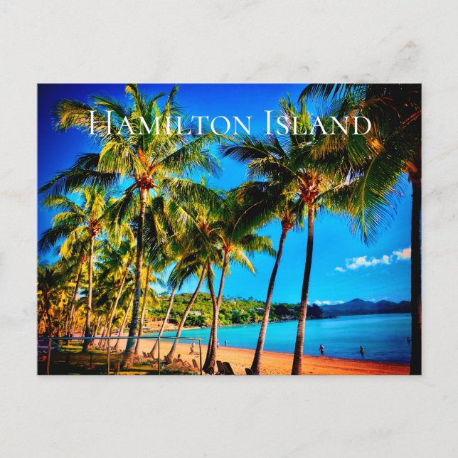 Carte Postale Plage Catseye, île d'Hamilton, Queensland (Devant)